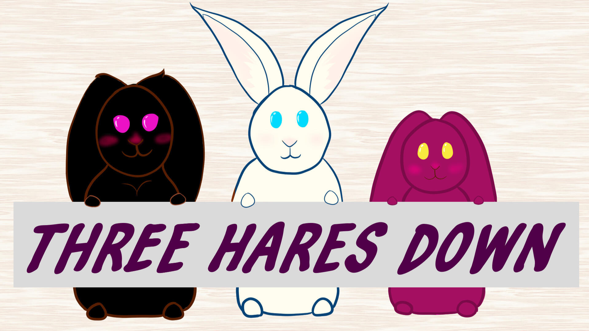 Three Hares Down